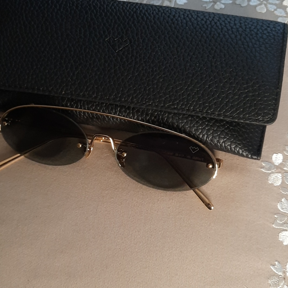 Spektre DUCHAMP gold and blue sunglasses